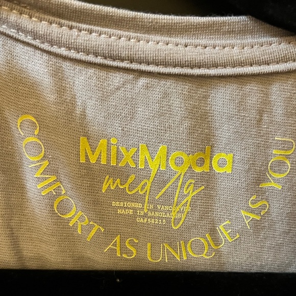 Mix Moda tunic dress. Cafe air lair color. Super soft and stretchy. Great staple - Picture 2 of 4